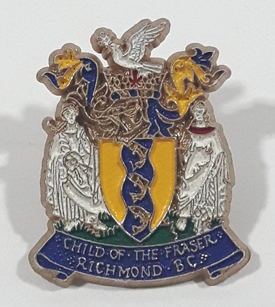 Richmond B.C. Child of the Fraser Plastic Pin