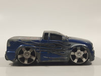 2002 Hot Wheels Hot Tunerz Chevy S10 Truck Metalflake Blue Die Cast Toy Car Vehicle