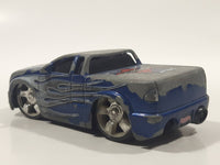 2002 Hot Wheels Hot Tunerz Chevy S10 Truck Metalflake Blue Die Cast Toy Car Vehicle