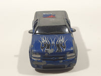 2002 Hot Wheels Hot Tunerz Chevy S10 Truck Metalflake Blue Die Cast Toy Car Vehicle