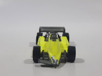 Rare HTF 1982 Hot Wheels Thunderstreak Formula Fever Bright Yellow Die Cast Toy Race Car Vehicle Busted Front Bumper