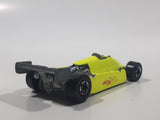 Rare HTF 1982 Hot Wheels Thunderstreak Formula Fever Bright Yellow Die Cast Toy Race Car Vehicle Busted Front Bumper