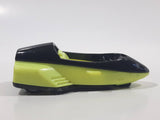 1995 Warner Hot Wheels GM Lean Machine Research Ship Lime Green & Black Die Cast Toy Planetary Exploration Rocket Vehicle Missing Canopy Cover