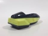 1995 Warner Hot Wheels GM Lean Machine Research Ship Lime Green & Black Die Cast Toy Planetary Exploration Rocket Vehicle Missing Canopy Cover