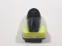 1995 Warner Hot Wheels GM Lean Machine Research Ship Lime Green & Black Die Cast Toy Planetary Exploration Rocket Vehicle Missing Canopy Cover