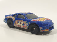 1998 Hot Wheels Racer Nascar #44 Blue Die Cast Toy Race Car Vehicle McDonald's Happy Meal