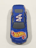 1998 Hot Wheels Racer Nascar #44 Blue Die Cast Toy Race Car Vehicle McDonald's Happy Meal