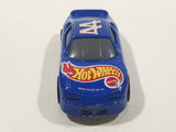 1998 Hot Wheels Racer Nascar #44 Blue Die Cast Toy Race Car Vehicle McDonald's Happy Meal