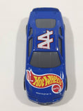 1998 Hot Wheels Racer Nascar #44 Blue Die Cast Toy Race Car Vehicle McDonald's Happy Meal