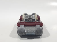 1996 Hot Wheels First Editions Twang Thang Metalflake Silver With Dark Red Guitars Die Cast Toy Car Vehicle