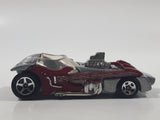 1996 Hot Wheels First Editions Twang Thang Metalflake Silver With Dark Red Guitars Die Cast Toy Car Vehicle