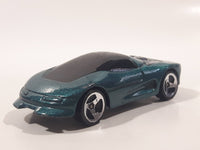 1997 Hot Wheels Buick Wildcat Metallic Green Die Cast Toy Car Vehicle