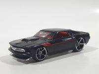 2007 Hot Wheels '69 Mustang Black Die Cast Toy Muscle Car Vehicle