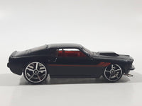 2007 Hot Wheels '69 Mustang Black Die Cast Toy Muscle Car Vehicle