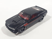 2007 Hot Wheels '69 Mustang Black Die Cast Toy Muscle Car Vehicle