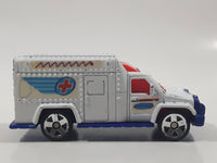 2002 McDonald's Matchbox Ambulance White Die Cast Toy Emergency Rescue Vehicle