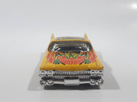 2003 Hot Wheels Radical Wrestlers '59 Custom Cadillac Yellow Die Cast Toy Classic Car Vehicle