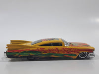 2003 Hot Wheels Radical Wrestlers '59 Custom Cadillac Yellow Die Cast Toy Classic Car Vehicle