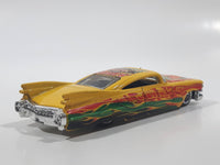 2003 Hot Wheels Radical Wrestlers '59 Custom Cadillac Yellow Die Cast Toy Classic Car Vehicle