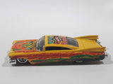 2003 Hot Wheels Radical Wrestlers '59 Custom Cadillac Yellow Die Cast Toy Classic Car Vehicle