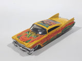 2003 Hot Wheels Radical Wrestlers '59 Custom Cadillac Yellow Die Cast Toy Classic Car Vehicle