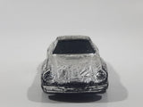 1995 Hot Wheels Gleam Team Porsche 959 Textured Chrome Die Cast Toy Car Vehicle