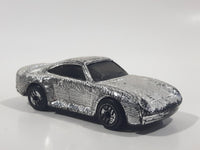 1995 Hot Wheels Gleam Team Porsche 959 Textured Chrome Die Cast Toy Car Vehicle