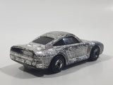 1995 Hot Wheels Gleam Team Porsche 959 Textured Chrome Die Cast Toy Car Vehicle