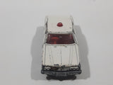 Vintage Tomica No. 4.27.32.110 Toyota Crown Police Cop White and Black 1/65 Scale  Die Cast Toy Car Vehicle with Opening Doors Made in Japan