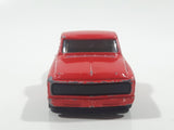 2002 Hot Wheels First Editions Custom '69 Chevy Pickup Truck Red Die Cast Toy Car Vehicle