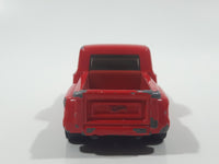 2002 Hot Wheels First Editions Custom '69 Chevy Pickup Truck Red Die Cast Toy Car Vehicle