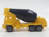 1995 Hot Wheels Oshkosh Cement Mixer Yellow & Black Die Cast Toy Truck Construction Vehicle BW