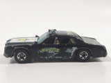 1982 Hot Wheels Sheriff Patrol Black Die Cast Toy Cop Police Car Vehicle