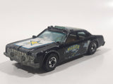 1982 Hot Wheels Sheriff Patrol Black Die Cast Toy Cop Police Car Vehicle