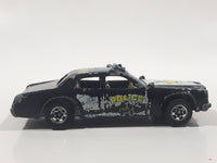 1982 Hot Wheels Sheriff Patrol Black Die Cast Toy Cop Police Car Vehicle