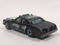 1982 Hot Wheels Sheriff Patrol Black Die Cast Toy Cop Police Car Vehicle