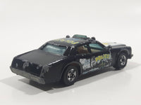 1982 Hot Wheels Sheriff Patrol Black Die Cast Toy Cop Police Car Vehicle