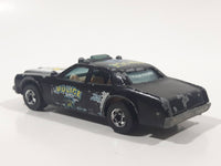 1982 Hot Wheels Sheriff Patrol Black Die Cast Toy Cop Police Car Vehicle