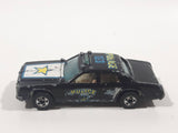 1982 Hot Wheels Sheriff Patrol Black Die Cast Toy Cop Police Car Vehicle