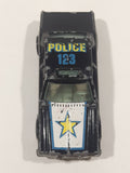 1982 Hot Wheels Sheriff Patrol Black Die Cast Toy Cop Police Car Vehicle