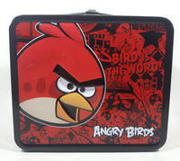 2013 Rovio Entertainment Angry Birds Red Embossed Tin Metal Lunch Box