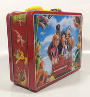 2013 Sony Pictures Animation Cloudy with a chance of Meatballs 2 Movie Film Red Embossed Tin Metal Lunch Box