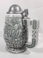 Avon Ceramarte Brazil Millenium 1000 Years of History Collector's Stein 8 1/2" Tall