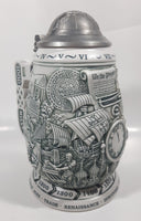 Avon Ceramarte Brazil Millenium 1000 Years of History Collector's Stein 8 1/2" Tall