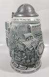 Avon Ceramarte Brazil Millenium 1000 Years of History Collector's Stein 8 1/2" Tall