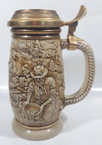 1987 Avon Ceramarte Brazil The Gold Rush San Francisco California 8 1/4" Tall Ceramic Collector's Stein