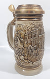 1987 Avon Ceramarte Brazil The Gold Rush San Francisco California 8 1/4" Tall Ceramic Collector's Stein