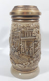 1987 Avon Ceramarte Brazil The Gold Rush San Francisco California 8 1/4" Tall Ceramic Collector's Stein