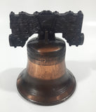 Vintage Copper Toned Metal Philadelphia Liberty Bell 3 3/8" Tall