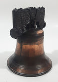 Vintage Copper Toned Metal Philadelphia Liberty Bell 3 3/8" Tall